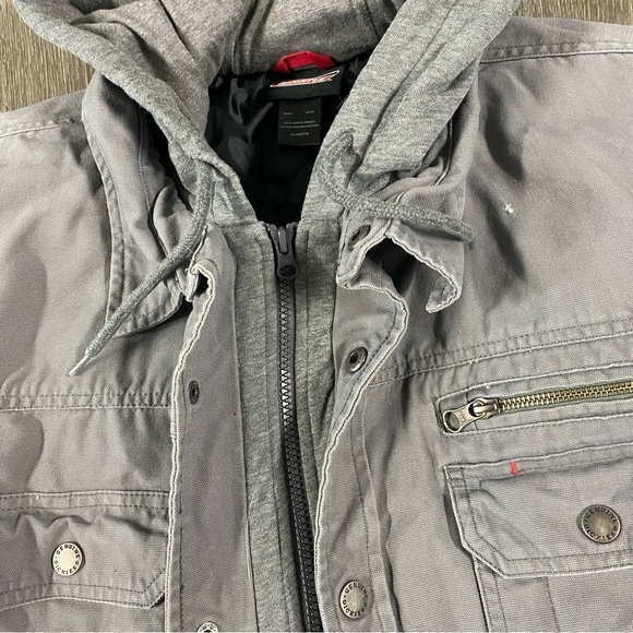 DICKIES Work Jacket Insulated Men’s Size 3XL Grey Full Zipper - Picture 4 of 8